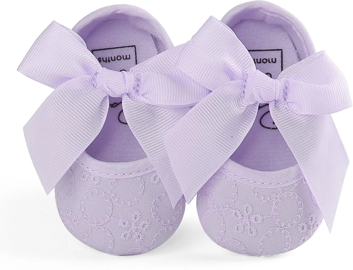 Baby Girls Princess Bowknot Soft Sole Cloth Crib Shoes Sneaker