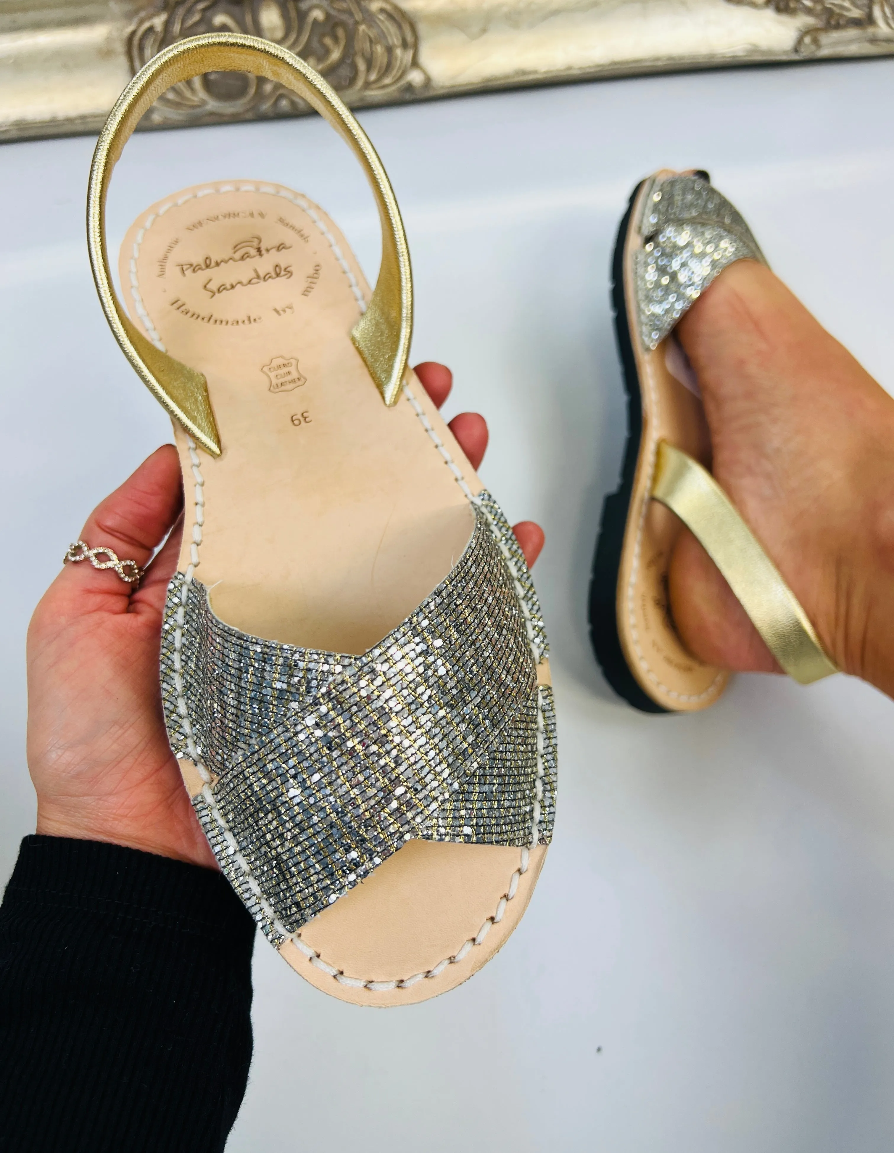 Diamond Peeptoe Avarcas