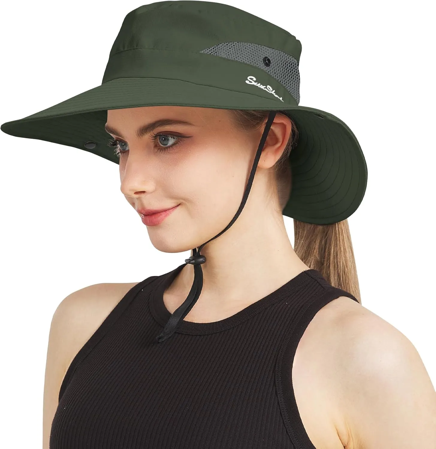 NPJY Sun Hats for Women Men 3?? Wide Brim UPF 50  Fishing Beach Bucket Hats