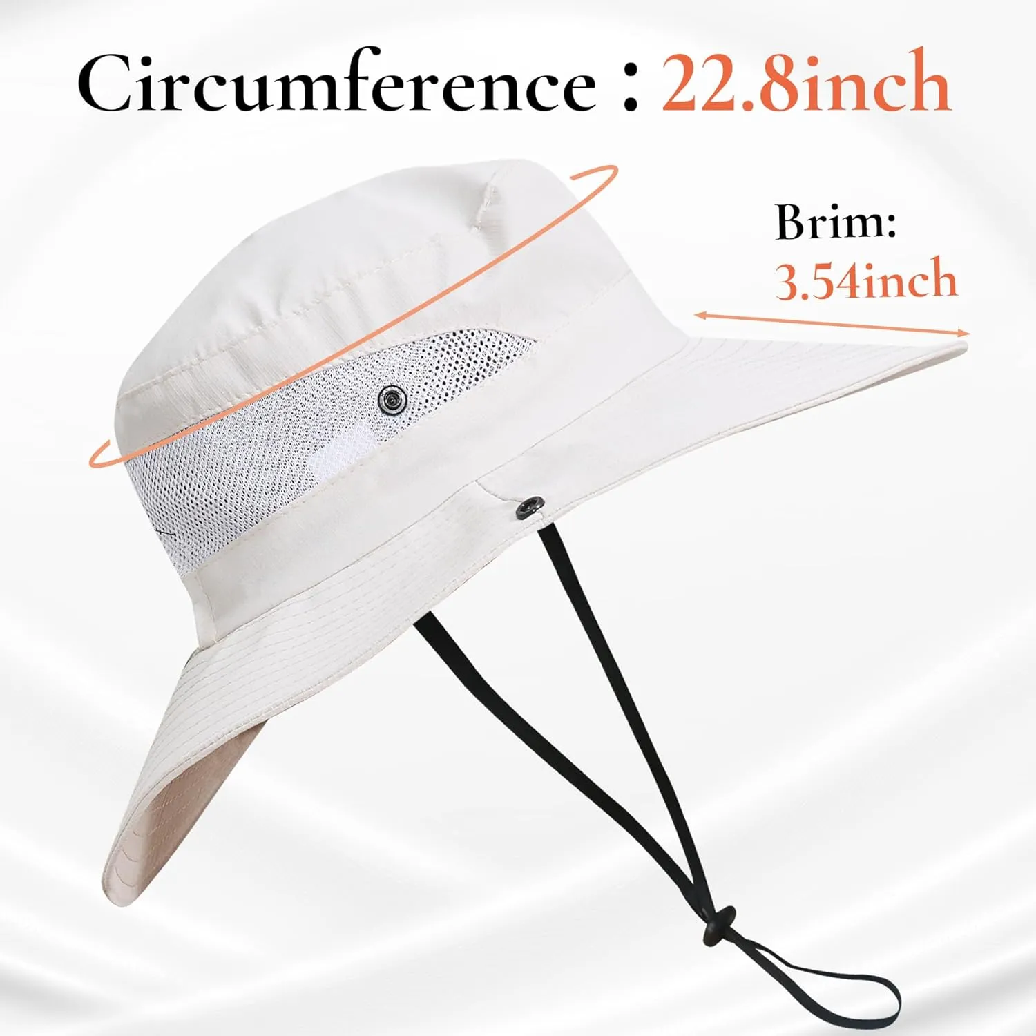 NPJY Sun Hats for Women Men 3?? Wide Brim UPF 50  Fishing Beach Bucket Hats