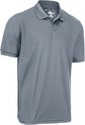 Premium Wear Men's Polo T-Shirt, High Moisture Wicking Dry Fit Performance Short-Sleeve Polo T-Shirt w Collar for Golf Tennis