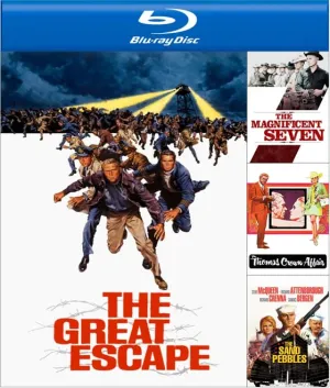 The Great Escape [Blu-ray]   3 Bonus Steve McQueen Classic Movies (The Magnificent Seven / The Thomas Crown Affair / The Sand Pebbles)